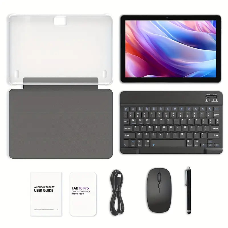 Android 15 Tablet 10.1” | 12GB RAM, 64GB Storage, Full Accessories Kit, 5G WiFi