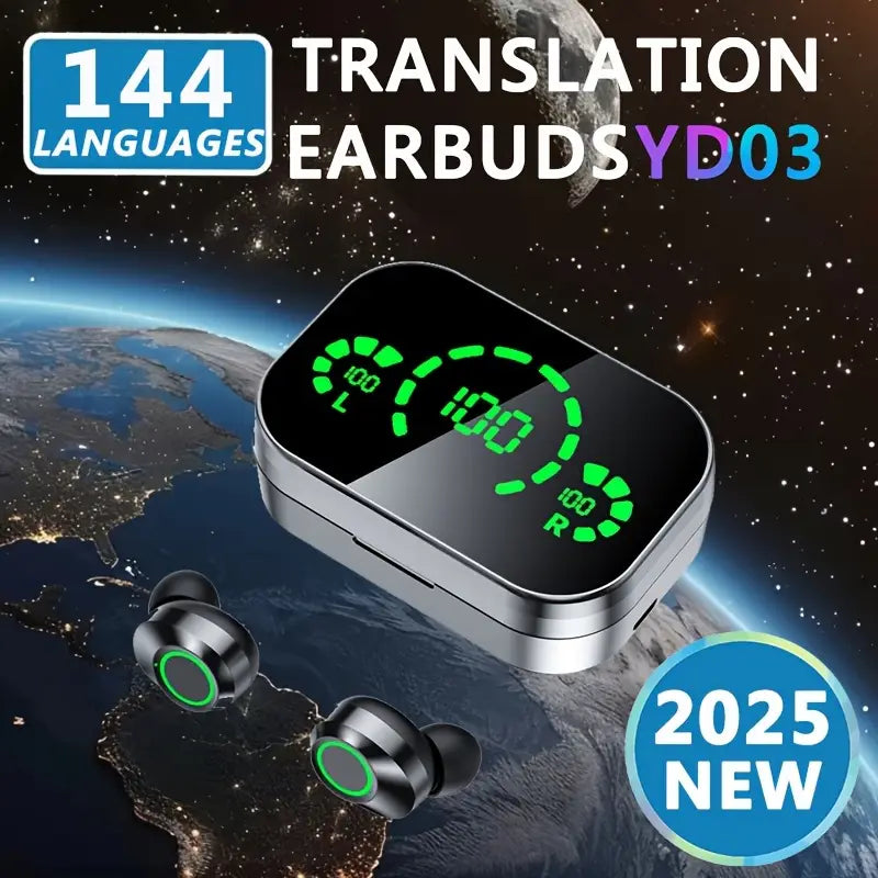 Smart Translation Earbuds YD03 – For Business Travel & Global Communication